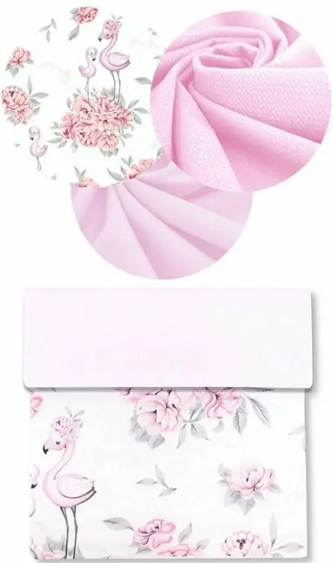 Кокон-гнездышко 4в1 MimiNu Peonie + матрасик + одеяло + подушка (Pink) - 2