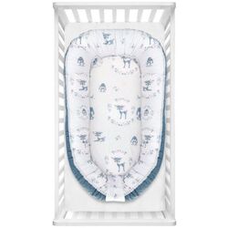 Кокон-гнездышко MimiNu Baby Nest Velvet Deer (Dark Mint) Thumb