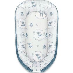 Кокон-гнездышко MimiNu Baby Nest Velvet Deer (Dark Mint)