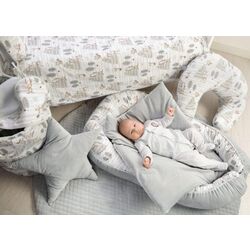 Кокон-гнездышко MimiNu Forest (Grey) Thumb