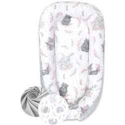 Кокон-гнездышко MimiNu Lulu (Pink/Grey)