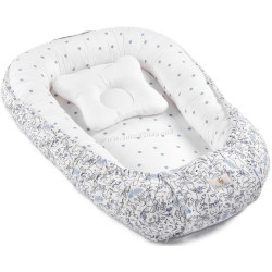 Кокон-гнездышко PernaMea Lovely Dots (White)