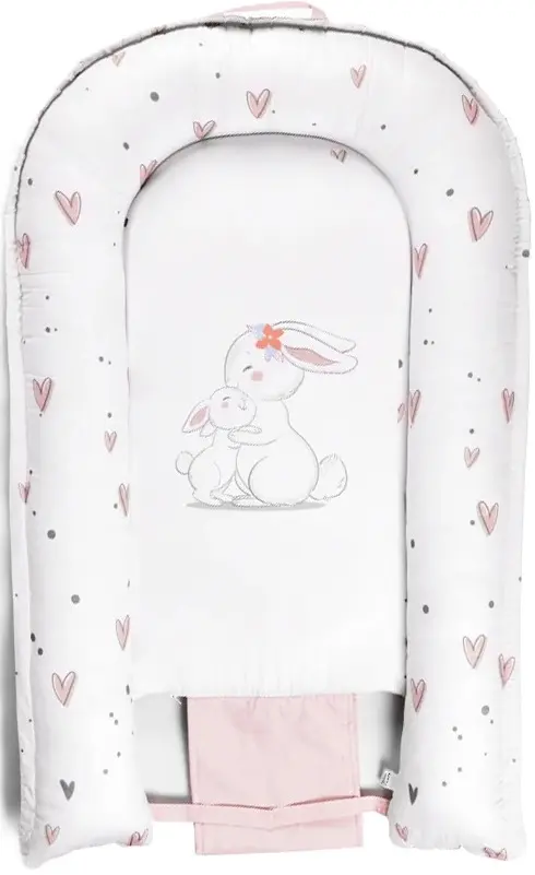 Кокон-гнездышко PernaMea Premium Bunny (Pink) - 2