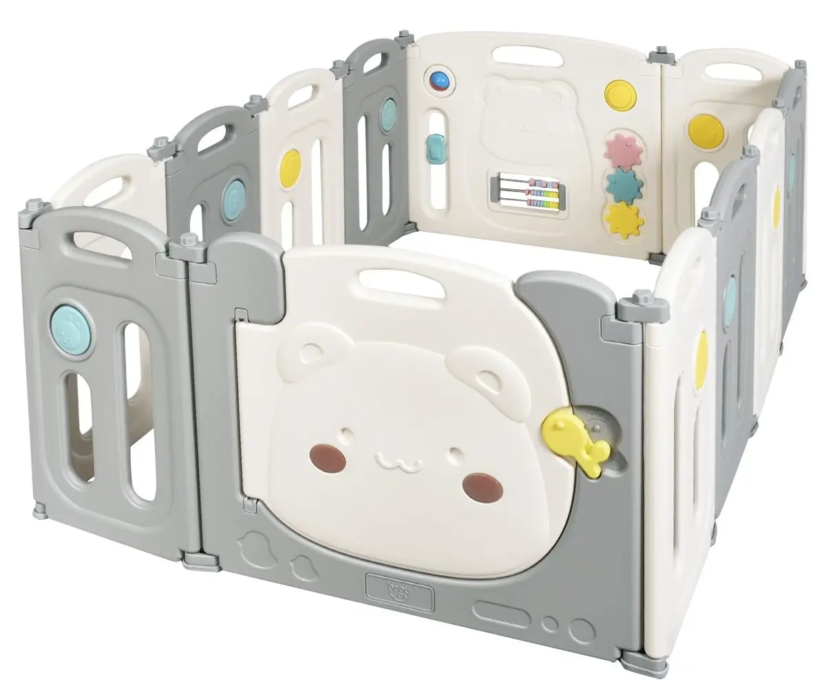 Tarc de joaca Costway BS10033 (Grey)