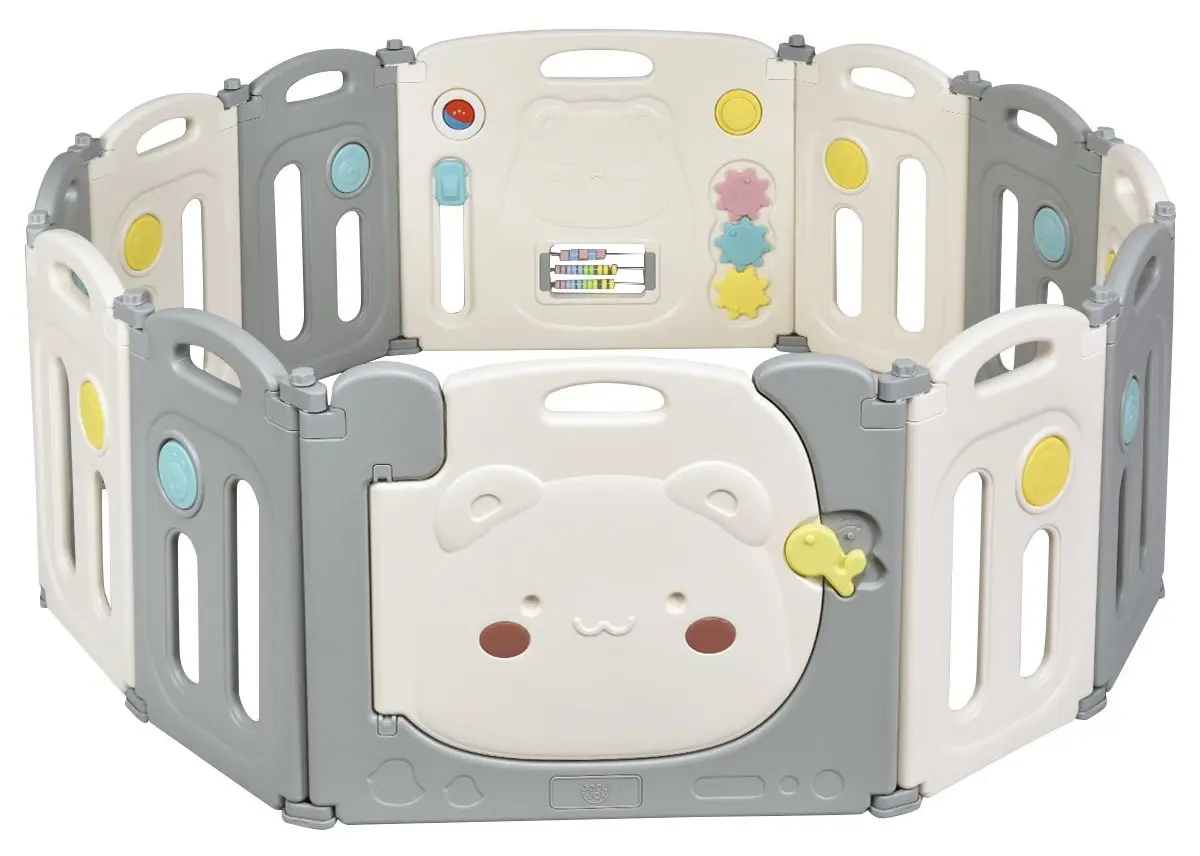 Tarc de joaca Costway BS10033 (Grey)