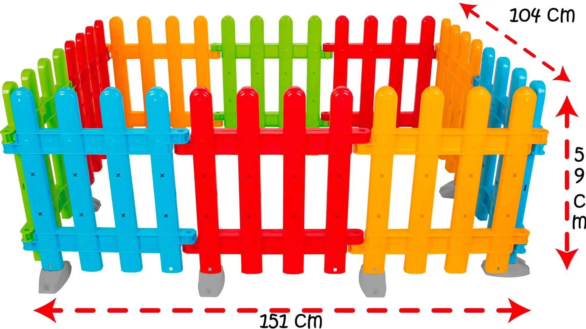 Игровой манеж Pilsan Multi Fence (Multicolor) - 5