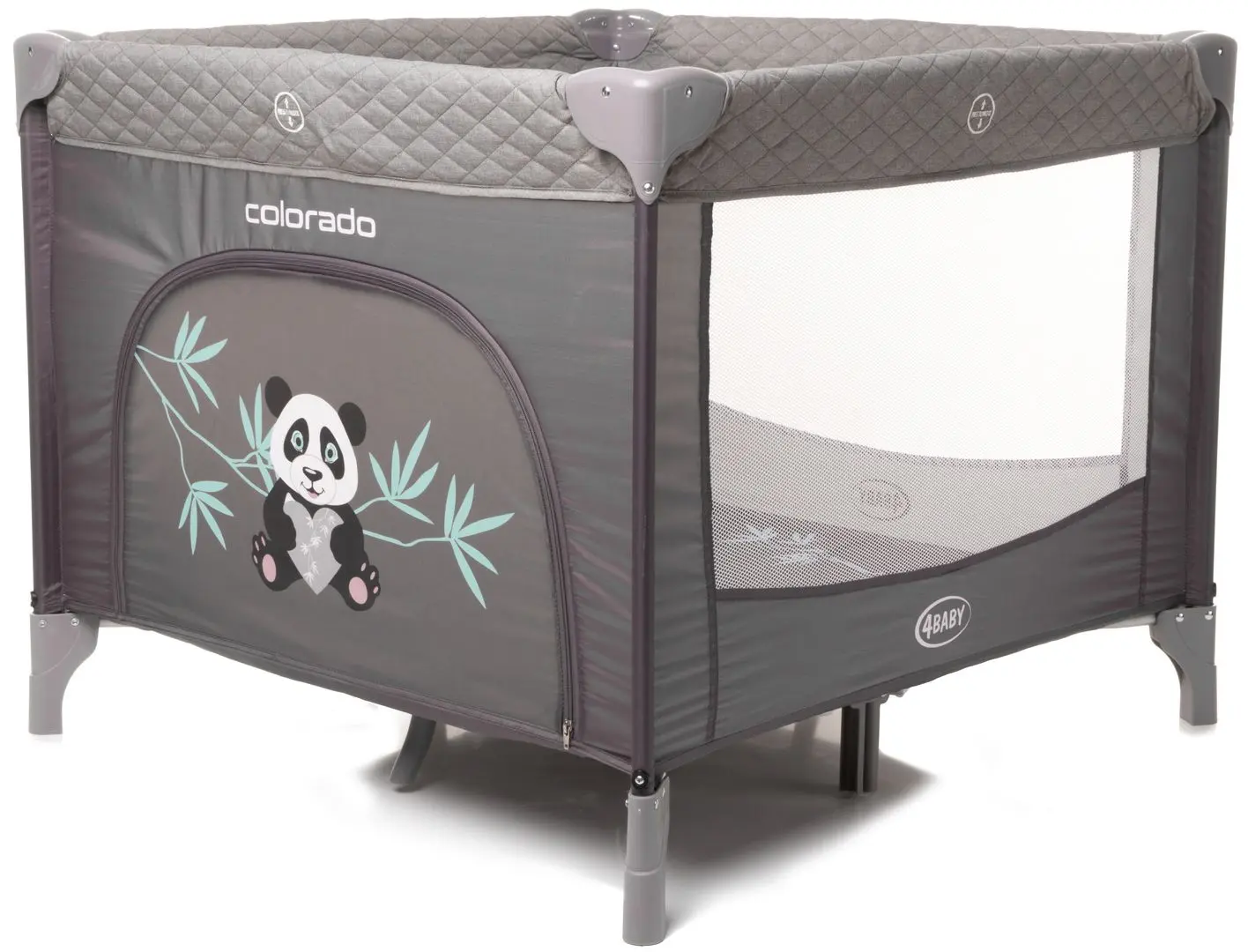 Манеж-кровать 4Baby Colorado (Grey)