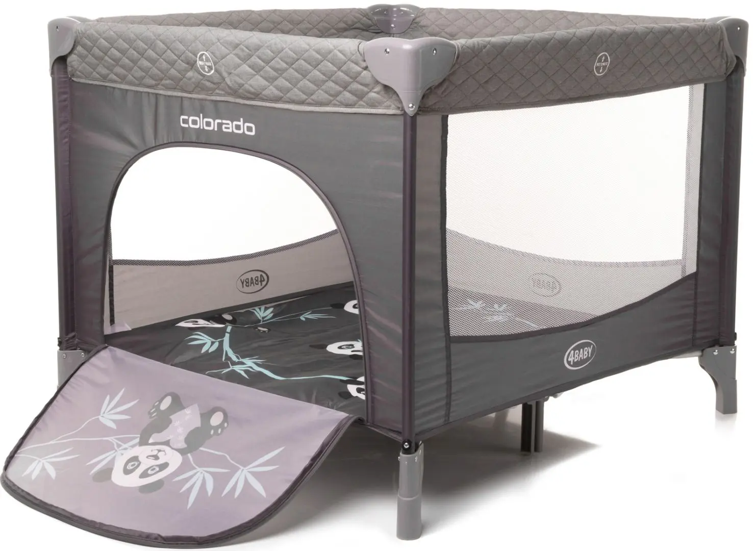 Манеж-кровать 4Baby Colorado (Grey) - 2