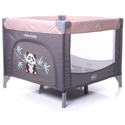 Манеж-кровать 4Baby Colorado (Grey/Pink)