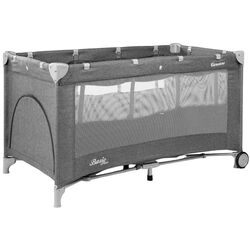 Манеж-кровать Caretero Basic Plus (Graphite)