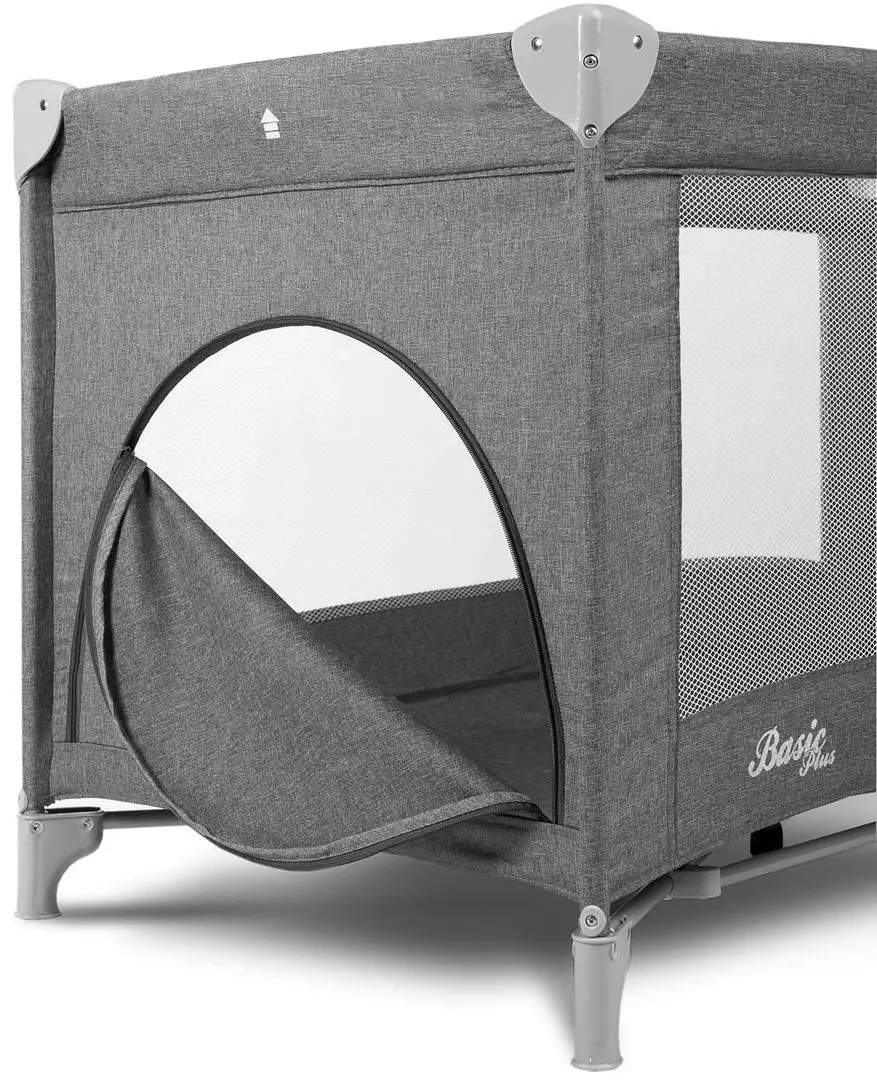 Манеж-кровать Caretero Basic Plus (Graphite) - 4