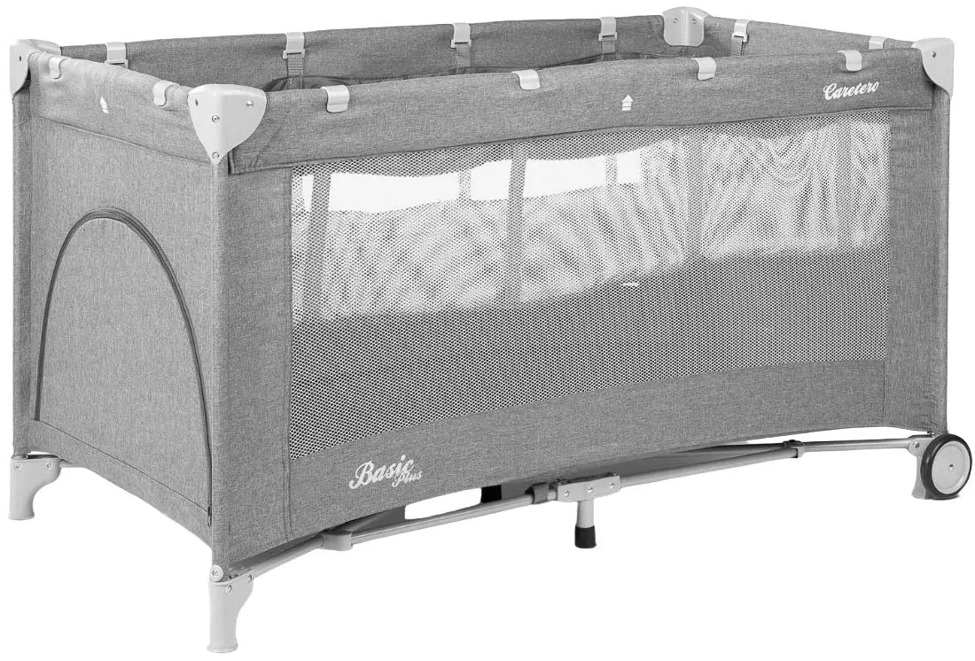 Манеж-кровать Caretero Basic Plus (Grey)