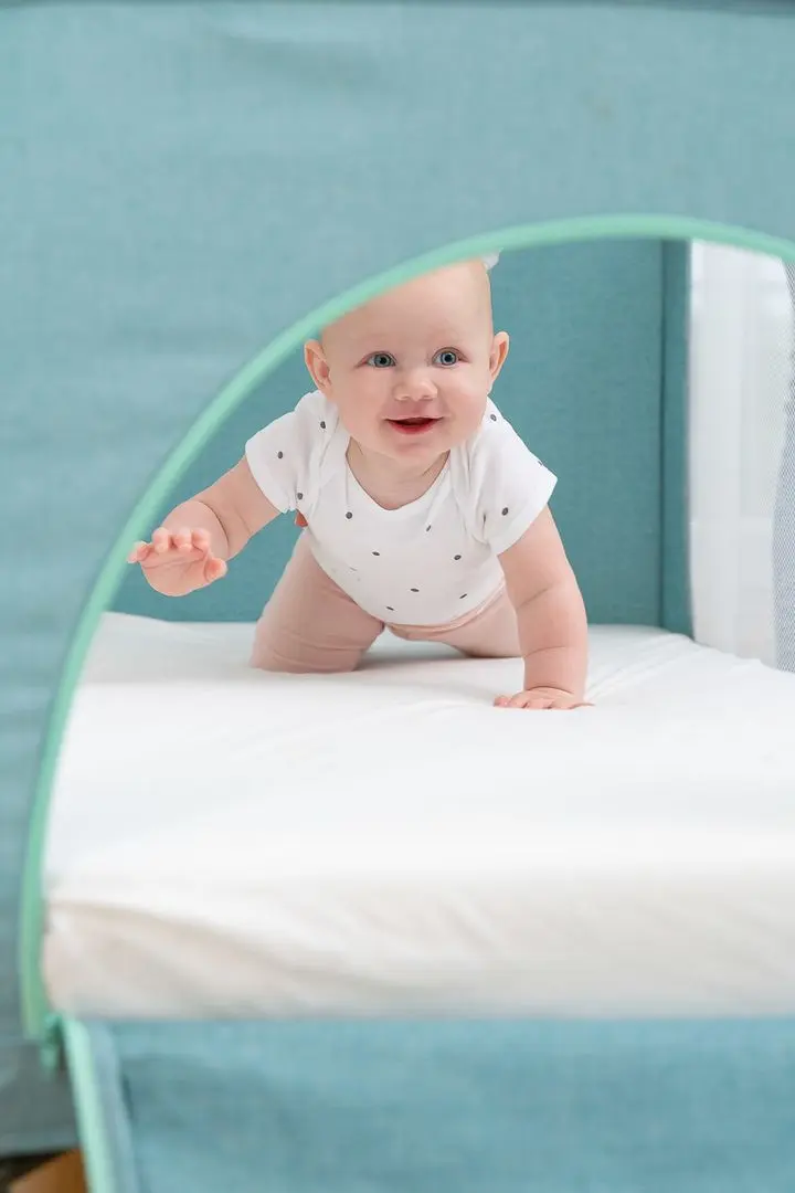 Манеж-кровать Caretero Basic Plus (Mint) - 11