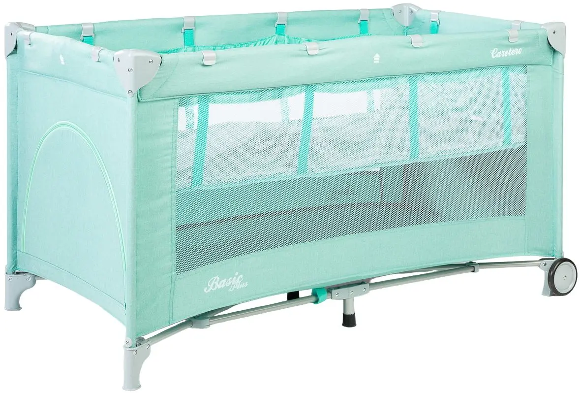 Манеж-кровать Caretero Basic Plus (Mint)