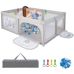 Манеж Costway BB5864HS-PB (Grey) Thumb