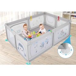 Манеж Costway BB5864HS-PB (Grey) Thumb