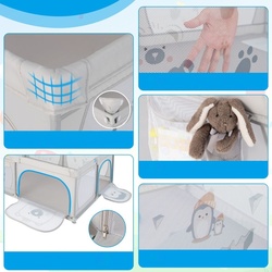 Манеж Costway BB5864HS-PB (Grey) Thumb