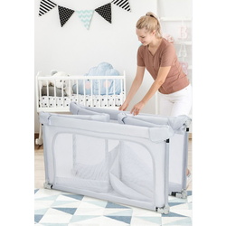 Манеж Costway UY10032 (Light Grey) Thumb