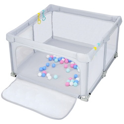 Манеж Costway UY10032 (Light Grey)