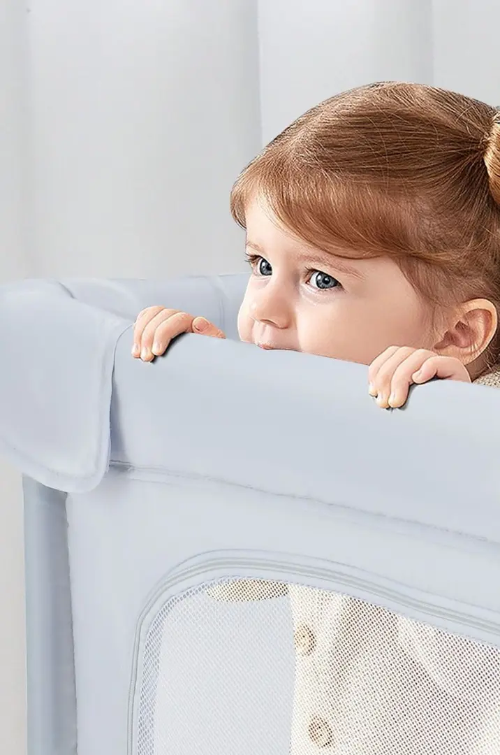 Манеж Costway UY10032 (Light Grey) - 5