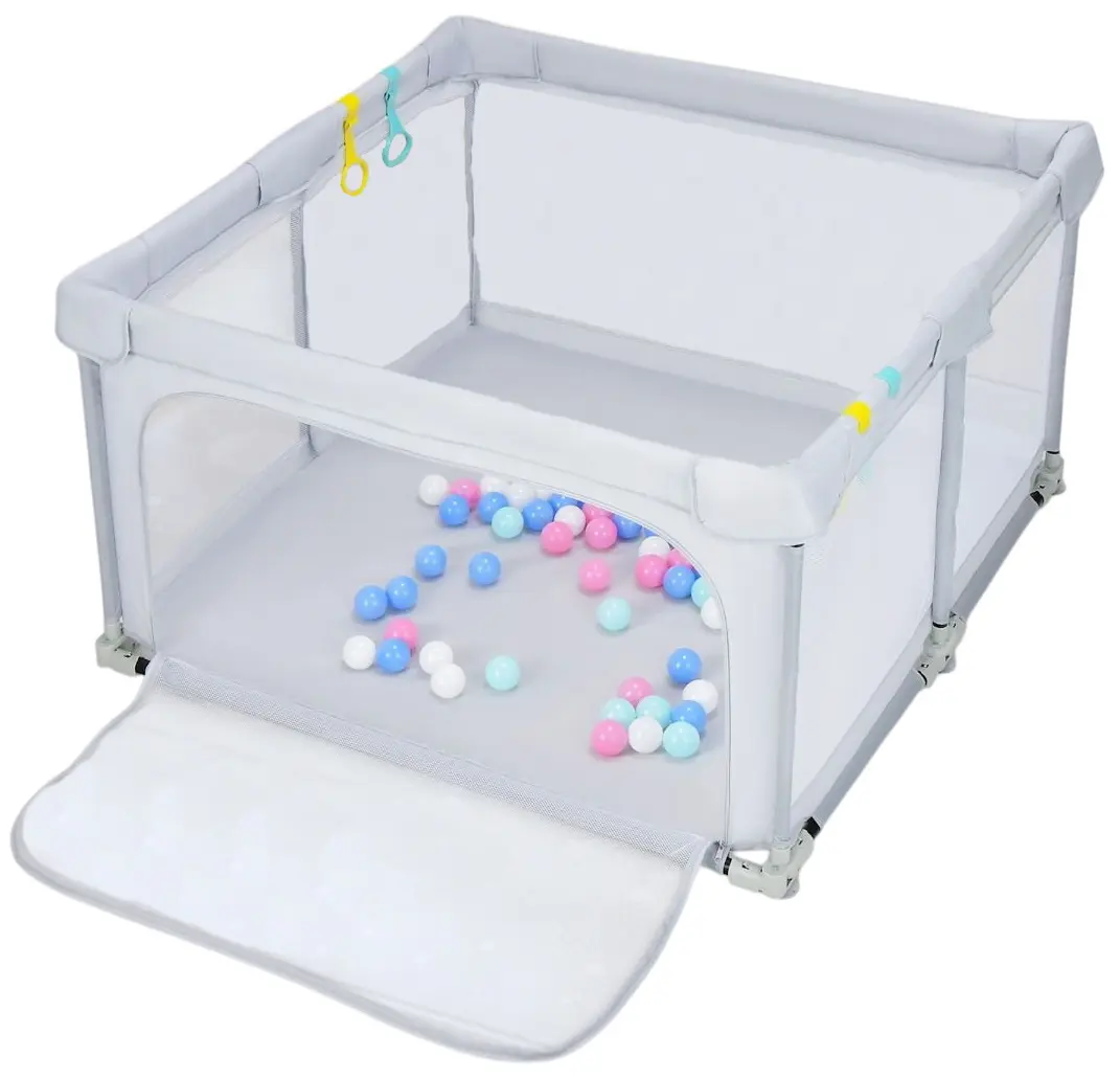 Манеж Costway UY10032 (Light Grey)