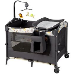 Manej-patuc 3in1 Costway BB0498HS (Gray)