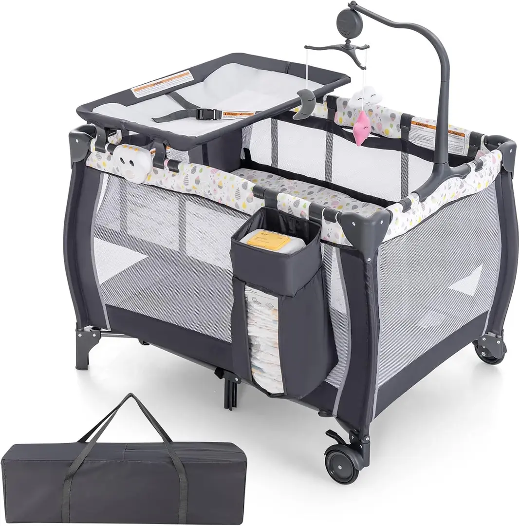 Manej-patuc 3in1 Costway BE10048DE-CL (Grey)