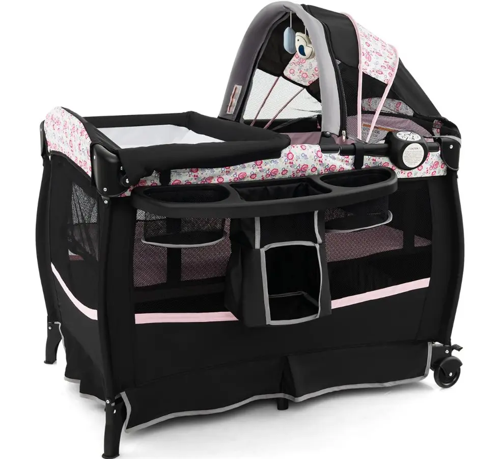 Manej-patuc 4in1 Costway BE10055HF (Black/Multicolor)