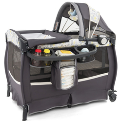 Manej-patuc 4in1 Costway BE10055PI (Dark Gray/Multicolor)