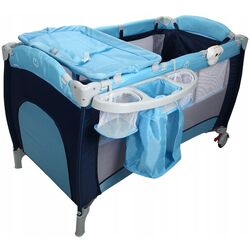 Манеж-кровать Costway BB0440BL (Blue) Thumb