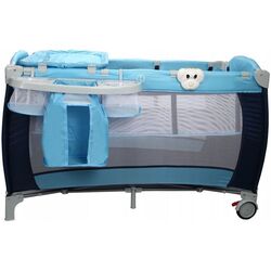 Манеж-кровать Costway BB0440BL (Blue) Thumb