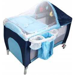 Манеж-кровать Costway BB0440BL (Blue)