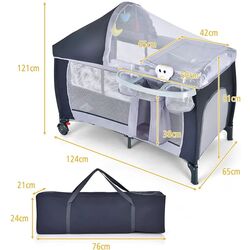 Manej-patuc Costway BB0440GR (Grey) Thumb