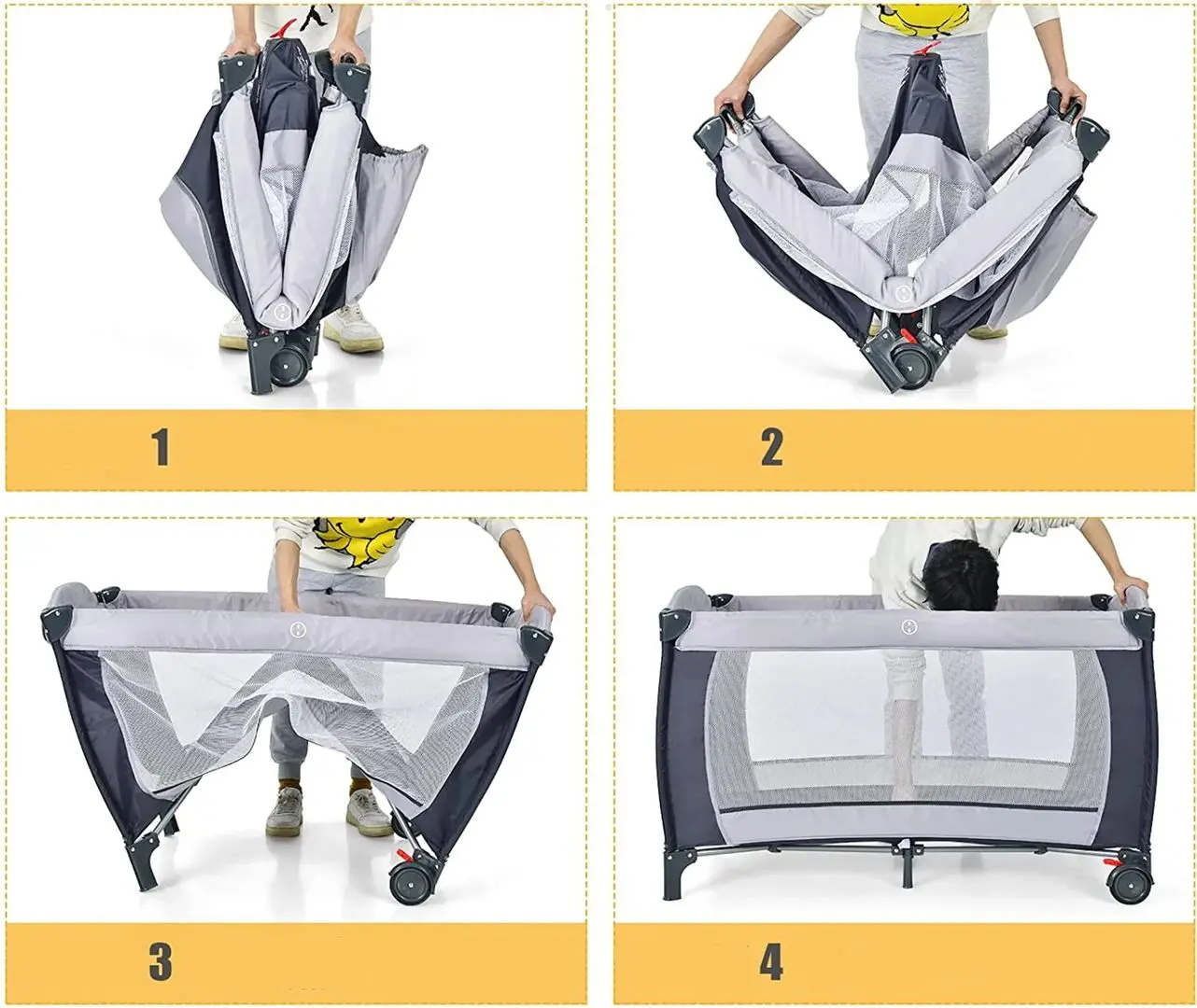 Manej-patuc Costway BB0440GR (Grey)