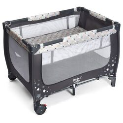 Манеж-кровать Costway BC10055GR (Grey)