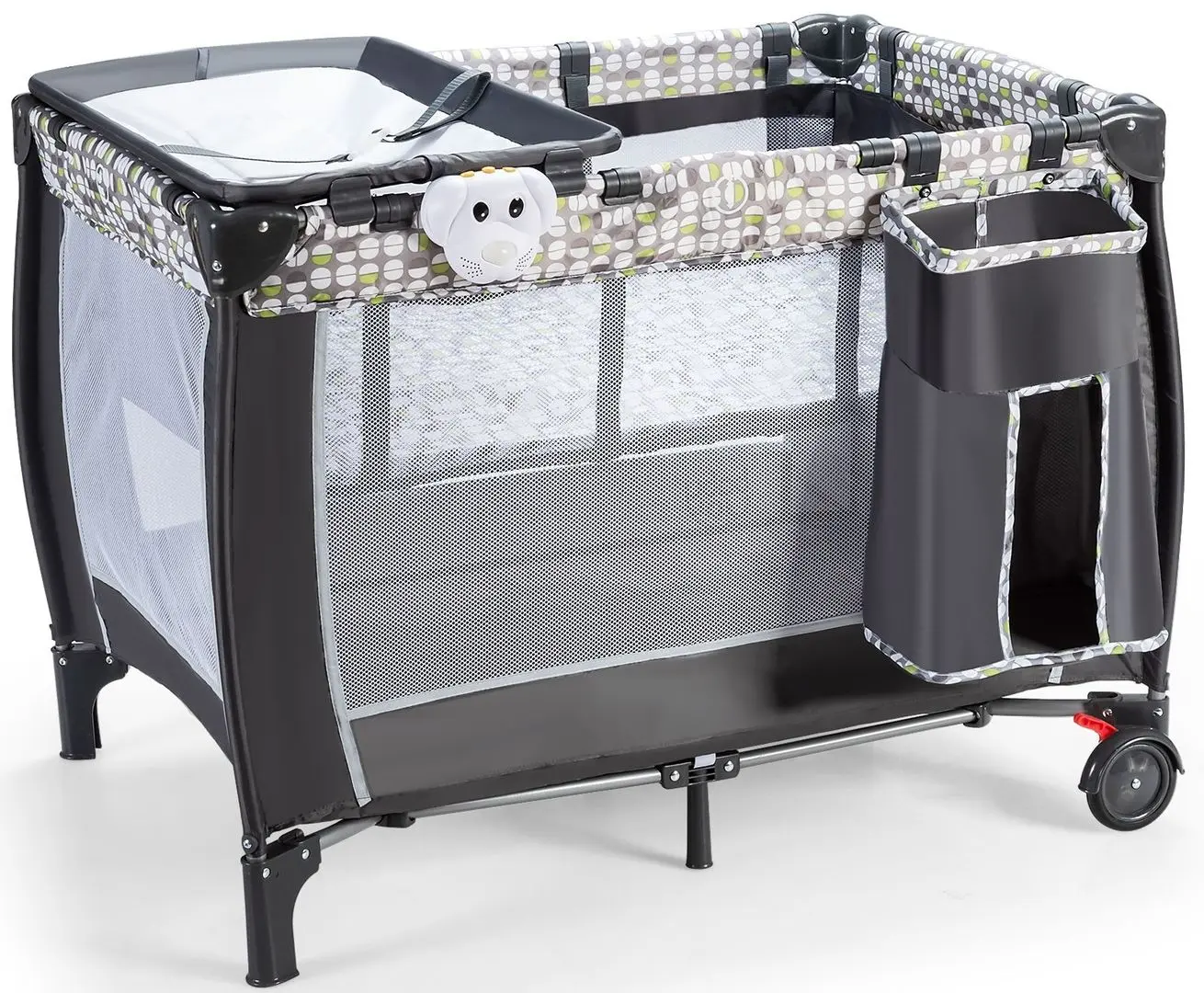 Манеж-кровать Costway BC10104 (Grey)