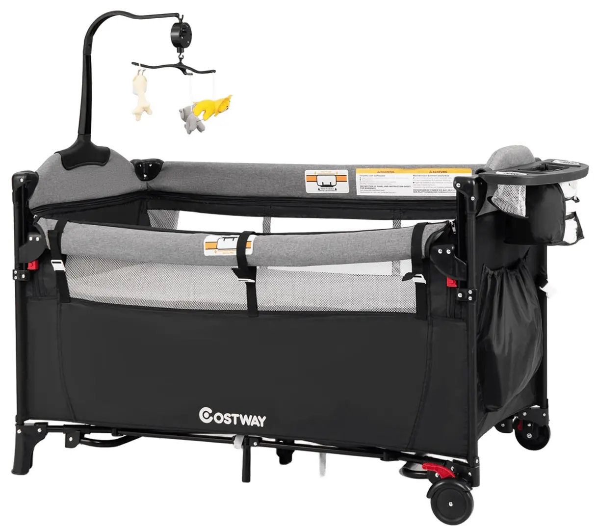 Manej-patuc Costway BC10227DE-DK (Black)