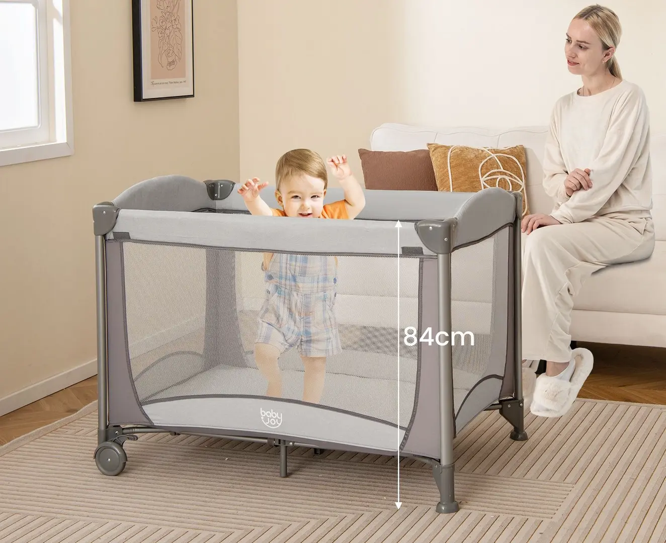 Manej-patuc Costway BC10250DE-GR (Grey)