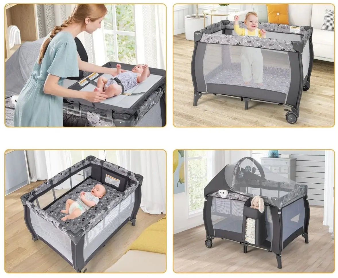 Manej-patuc Costway BE10046DE-HS (Grey)