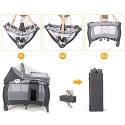 Manej-patuc Costway BE10046DE-HS (Grey) Thumb