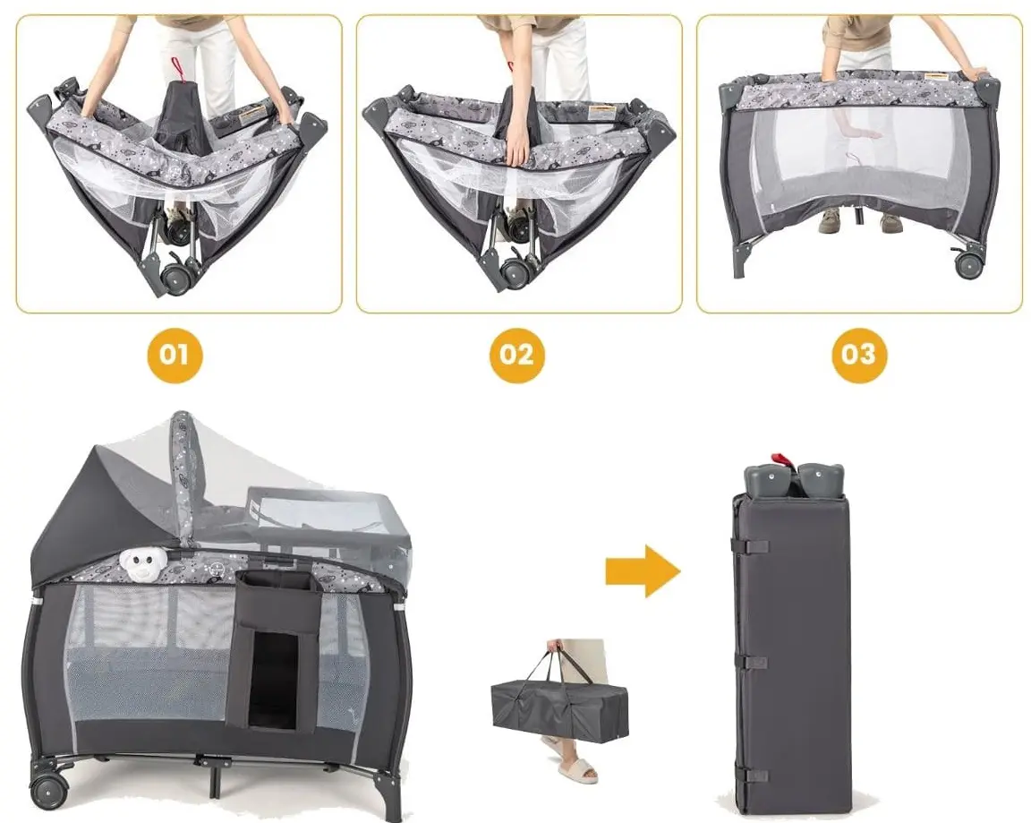 Manej-patuc Costway BE10046DE-HS (Grey)