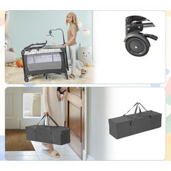 Manej-patuc Costway BE10047DE-BE (Dark Gray/Multicolor) Thumb