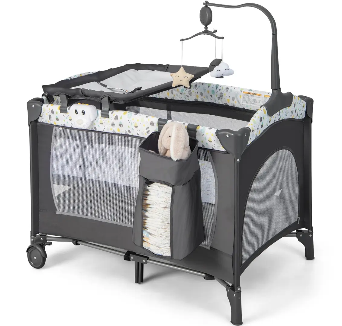 Manej-patuc Costway BE10047DE-BE (Dark Gray/Multicolor)