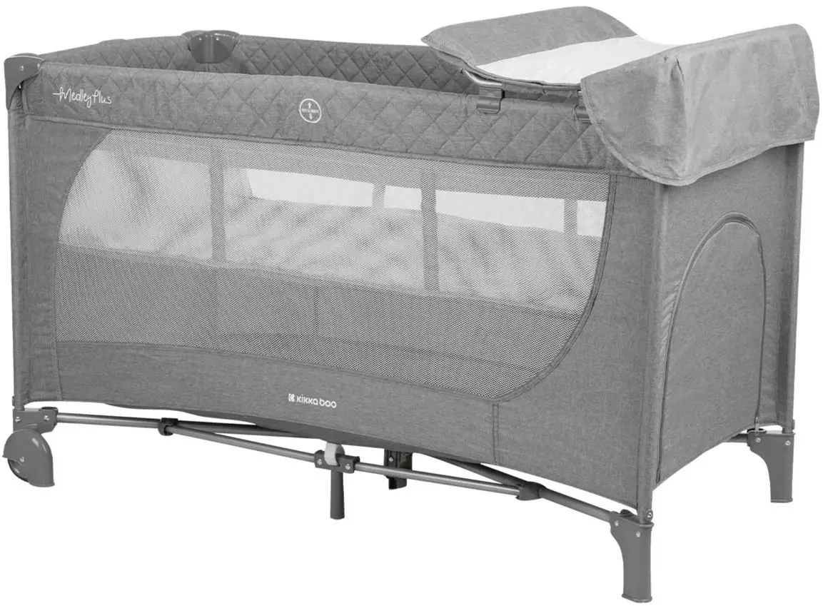 Манеж-кровать Kikka Boo Medley Plus 2 levels (Grey)