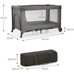 Manej-patuc 2in1 Kinderkraft Joy 2 (Dark Grey) Thumb