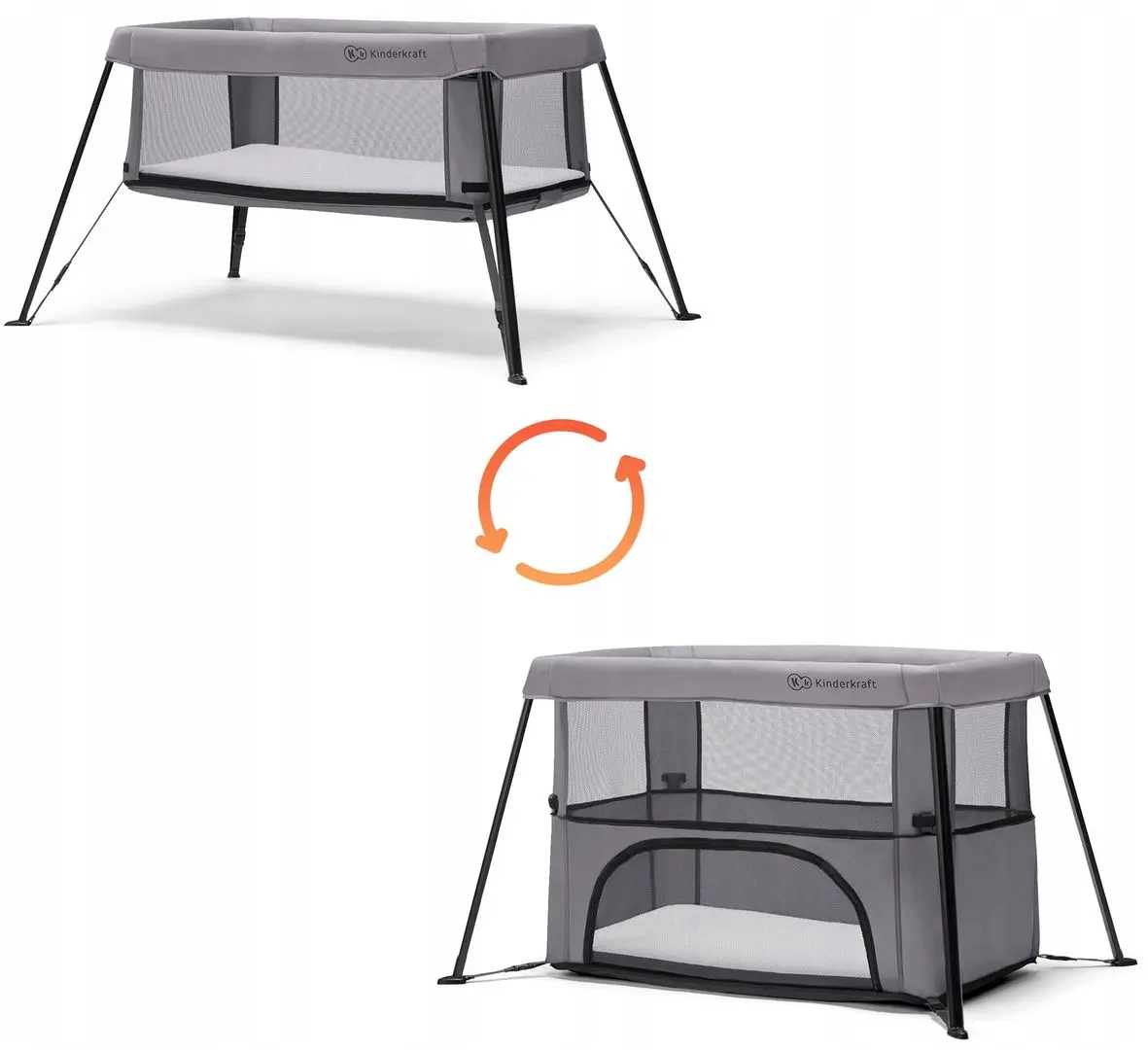 Manej-patuc Kinderkraft Movi (Grey)