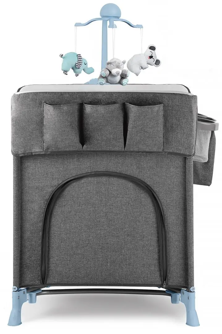 Manej-patuc cu accesorii Kinderkraft Joy (Blue)