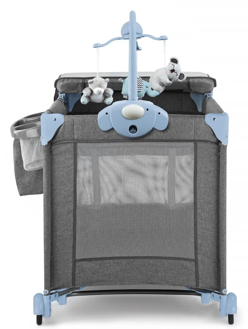 Manej-patuc cu accesorii Kinderkraft Joy (Blue)