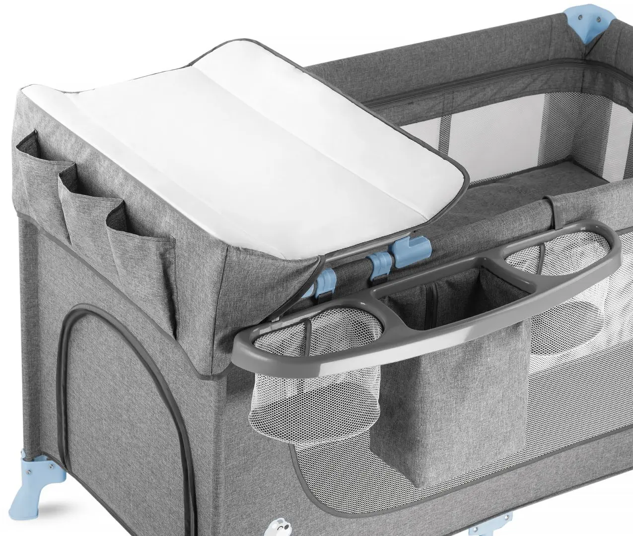 Manej-patuc cu accesorii Kinderkraft Joy (Blue)