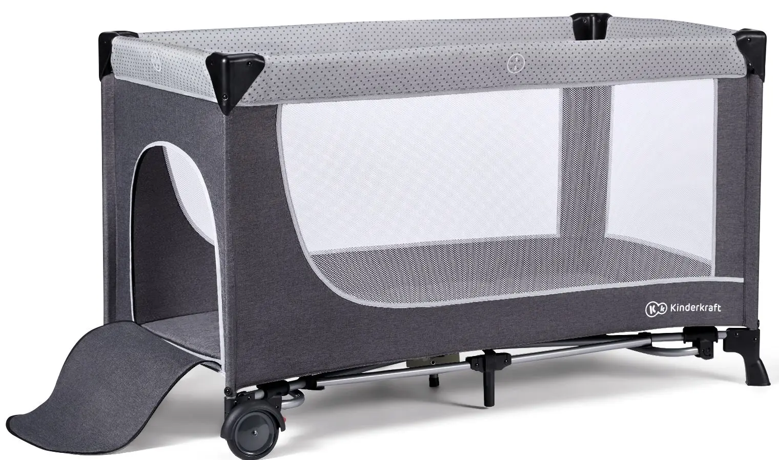 Manej-patuc cu accesorii Kinderkraft Leody (Grey)